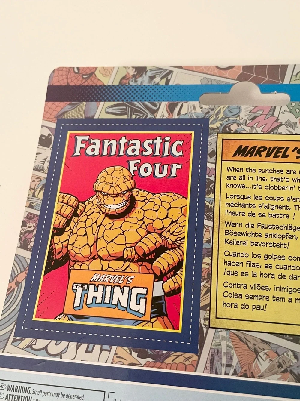 Marvel Legends Retro Fantastic Four The Thing 3.75" Action Figure Kenner - Picture 14 of 16